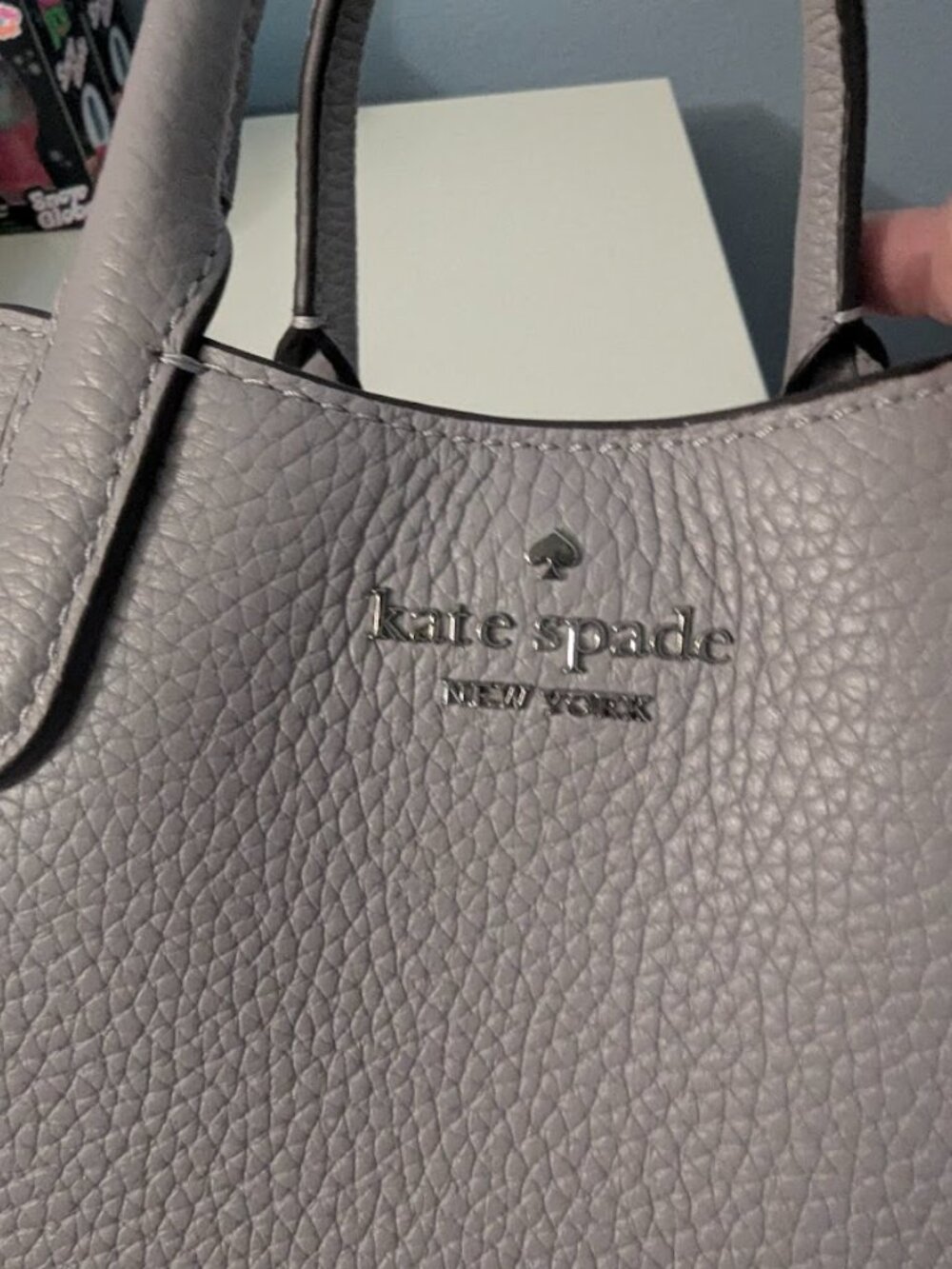 NWOT Kate Spade Light Gray Mini Bag - Picture 8 of 16